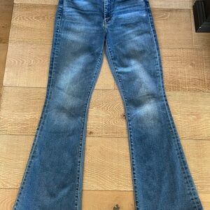 MOTHER Vintage Blue Flare Jeans